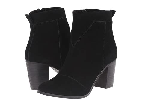 zappos black booties